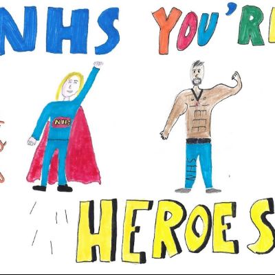 Our THANK YOU pictures for the NHS staff!